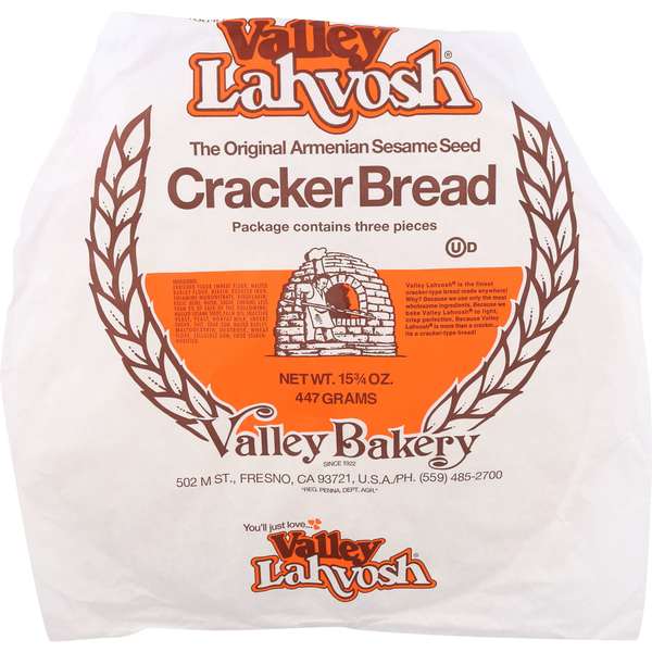 Valley Lahvosh Lahvosh Crackerbread 15 Round Original 15.75 oz., PK7 4755800